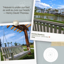 It's not just a seatβit's a sanctuary, inviting you to unwind and connect with the beauty around you.πΏπ#aventonmeadows #willowbridgepc #wesleychapel #lovewhereyoulive #nowleasing #perksofbeingaresident #communityovercomplex#naturenook #tranquility Instagram post from @aventon_meadows on May 13, 2024 09:25:15am