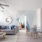 Wesley Chapel, FL Luxury Apartments with In-Unit Washer & Dryer - Aventon Meadows - Living Room with Wood-Style Floors and a Ceiling Fan